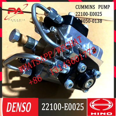 Pompe diesel professionnelle d'injection de carburant de moteur diesel de l'approvisionnement 22100-E0025 J08E d'usine pour des pièces d'excavatrice 294050-0138