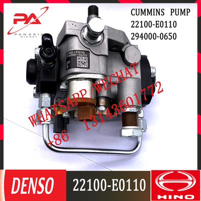 Pompe diesel 294050-0651 294050-0652 294050-0650 d'injection de carburant de rail commun POUR HINO 22100-E0110.22100-E0111 22100-E0115