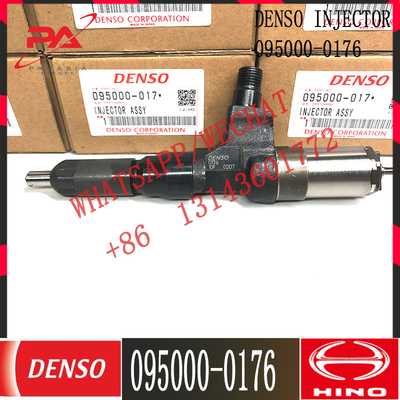 Injecteur de carburant commun original de rail 095000-0176 pour HINO J08C 23910-1033 23910-1034 S2391-01034 095000-0175 095000-0176