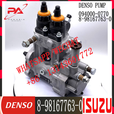 Pompe à essence diesel d'injection de rail commun 094000-0770 pour IS-UZU 6WG1 8-98167763-0