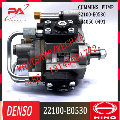 Pompe d'injection de carburant du gazole HP4 de DENSO 294050-0491 22100-E0530 pour Hino YM7 2940500491
