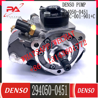 Pompe véritable de l'injection de carburant HP4 294050-0451 D28C-001-901+C pour le moteur de SHANGCHAI