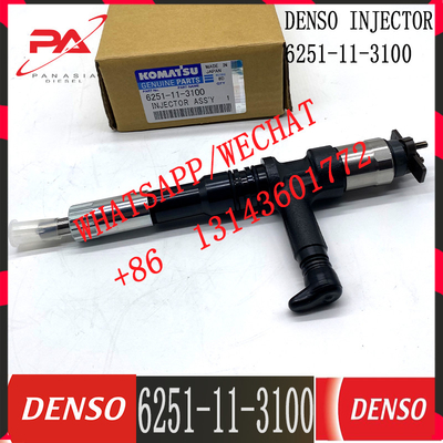 PC450-8 injecteur de carburant de pièces de moteur de l'excavatrice 6D125 6251-11-3100 095000-6070