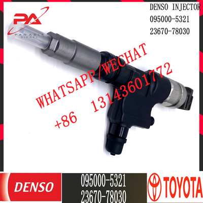 Injecteur commun diesel de rail de DENSO 095000-5321 pour TOYOTA 23670-78030