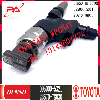 Injecteur commun diesel de rail de DENSO 095000-5321 pour TOYOTA 23670-78030