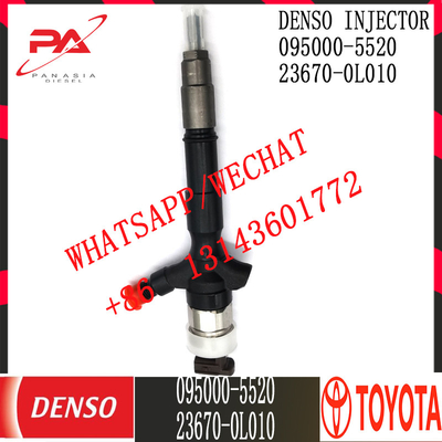 Injecteur commun diesel de rail de DENSO 095000-5520 pour TOYOTA 23670-0L010