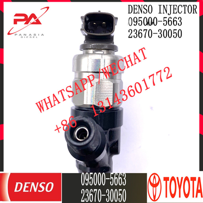 Injecteur commun diesel de rail de DENSO 095000-5663 pour TOYOTA 23670-30050