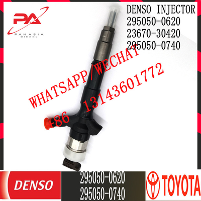 Injecteur commun diesel de rail de DENSO 295050-0620 295050-0740 pour TOYOTA 23670-30420