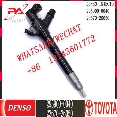 Injecteur commun diesel de rail de DENSO 295900-0040 pour TOYOTA 23670-26050