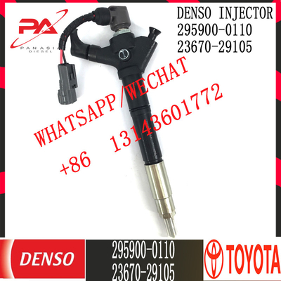 Injecteur commun diesel de rail de DENSO 295900-0100 pour TOYOTA 23670-29105