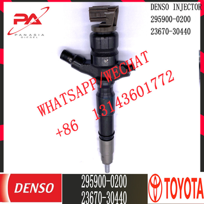 Injecteur commun diesel de rail de DENSO 295900-0200 pour TOYOTA 23670-30440