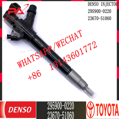 Injecteur commun diesel de rail de DENSO 295900-0220 pour TOYOTA 23670-51060