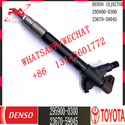 Injecteur commun diesel de rail de DENSO 295900-0300 pour TOYOTA 23670-59045