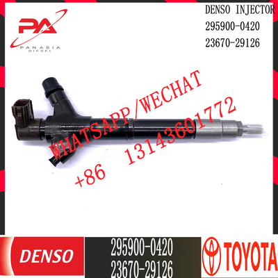 Injecteur commun diesel de rail de DENSO 295900-0420 pour TOYOTA 23670-29126