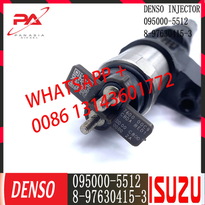 Injecteur commun diesel de rail de DENSO 095000-5512 pour ISUZU 8-97630415-3