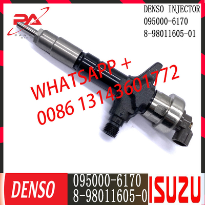 Injecteur de carburant commun de rail de DENSO 095000-6170 pour le moteur ISUZU 4JJ1 8-98055863-0
