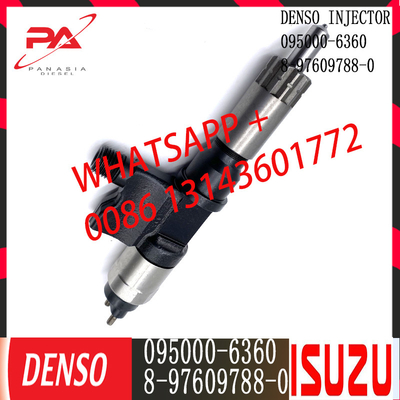 Injecteur commun diesel de rail de DENSO 095000-6360 pour ISUZU 8-97609788-0