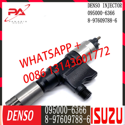 Injecteur commun diesel de rail de DENSO 095000-6366 pour ISUZU 8-97609788-6