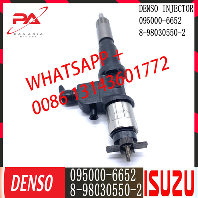 Injecteur commun diesel de rail de DENSO 095000-6652 pour ISUZU 8-98030550-2