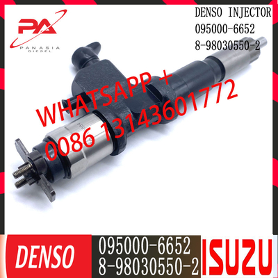 Injecteur commun diesel de rail de DENSO 095000-6652 pour ISUZU 8-98030550-2