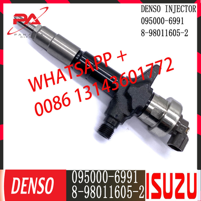 Injecteur commun diesel de rail de DENSO 095000-6991 pour ISUZU 8-98011605-2