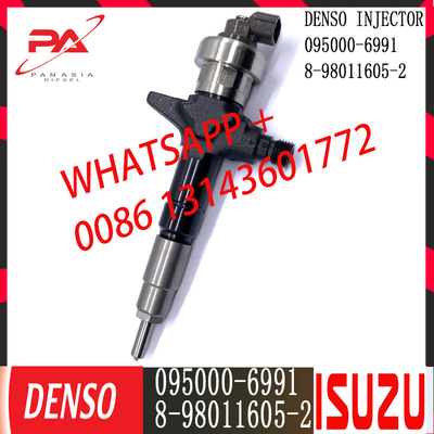 Injecteur commun diesel de rail de DENSO 095000-6991 pour ISUZU 8-98011605-2