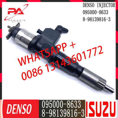 Injecteur commun de rail de moteur diesel de Denso 095000-8633 pour Isuzu 8-98139816-3