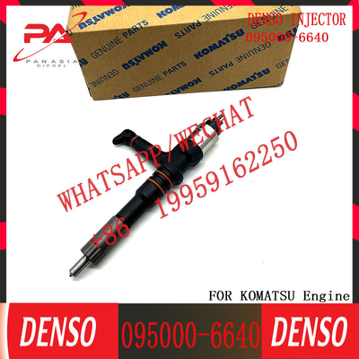 6D125 Injecteur diesel à rail commun 095000-6640 Injecteur de carburant 6251-11-3200