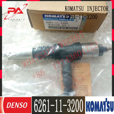 6261-11-3200 injecteur de carburant diesel de moteur de KOMATSU PC800-8 D155AX-6 6261-11-3200 095000-6140