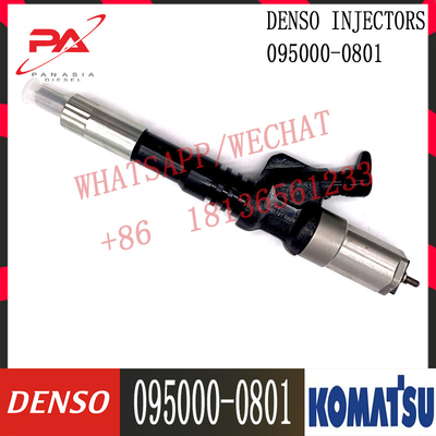 095000-0801 6156-11-3100 Injecteur diesel commun rail pour excavatrice Komatsu PC450LC-7 WA470-5
