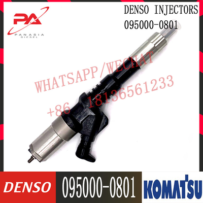 095000-0801 6156-11-3100 Injecteur diesel commun rail pour excavatrice Komatsu PC450LC-7 WA470-5