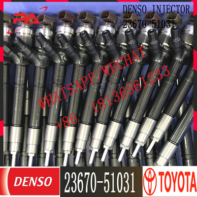 L'injecteur de carburant commun diesel d'injecteur de rail équipe 095000-9780 d'un gicleur 23670-51031 pour Toyota