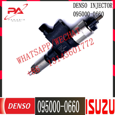 injecteur 8982843930 8-98284393-0 commun de l'injecteur 095000-0660 de rail pour le bec 095000-0660 d'injecteur de moteur d'ISUZU 4HK1 6HK1