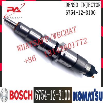 6745-12-3100 injecteur de carburant diesel 6745-12-3100 de moteur de KOMATSU PC300-8 PC300LC-8 PC350LC-8 D65EX-15E0 0445120236