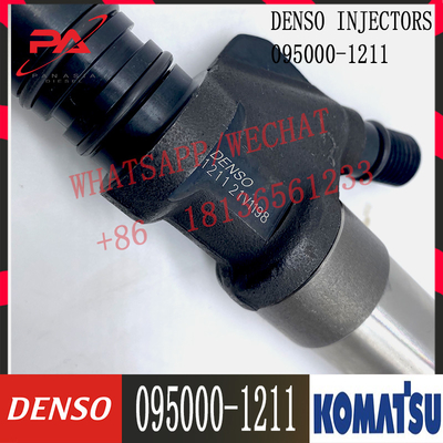Injecteur diesel de moteur de KOMATSU 095000-1211 095000-0800 6156-11-3100 pour le rail commun de DENSO