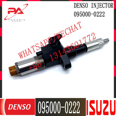 095000-0222 injecteur de gazole commun original de rail 095000-0221 pour ISUZU 6SD1 1-15300347-3