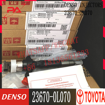 injecteur de carburant de moteur de 23670-0L070 Disesl 095000-8740 095000-7761 pour Toyota HILUX 2KD 23670-0L070
